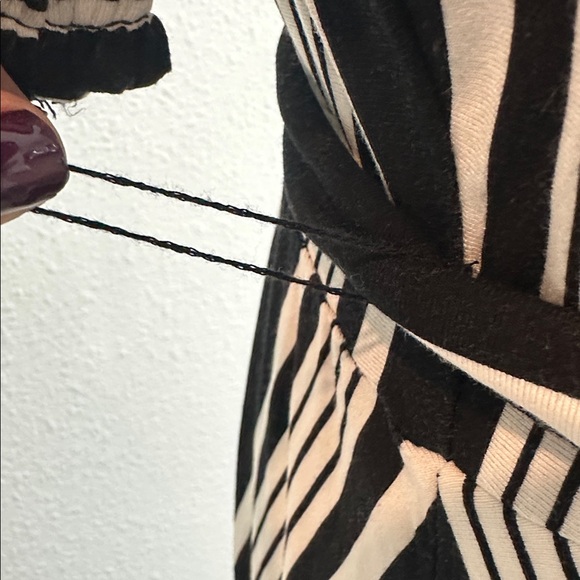 Karl Lagerfeld Asymmetrical Black and White Dress - Picture 4 of 5